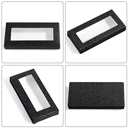 40 Piece Eyelash Packaging Box Set with Lash Trays (Black)