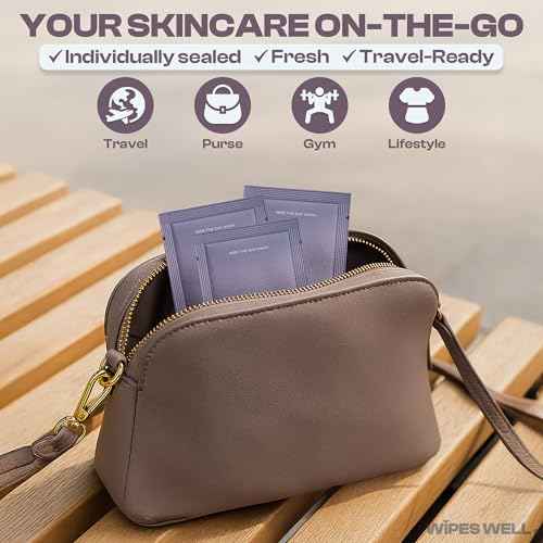 Makeup Remover Wipes with Aloe Vera & Avocado Oil | 21 Count | Facial wash | Individually Wrapped Face Wipes, Travel Size, Purse Essentials, Removes Waterproof, Make Up Remover, Unscented