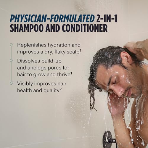 Nutrafol Men's 2-in-1 Shampoo & Conditioner for Thinning Hair