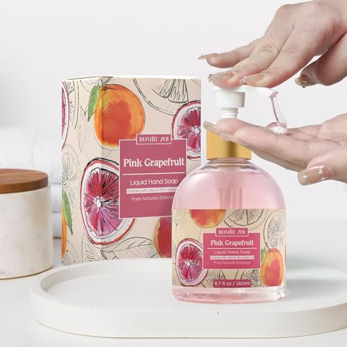 ROMIIE ZOI Liquid Hand Soap with Gift Box - Grapefruit - 260ml/ 8.7 fl.oz