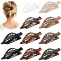 10 Pcs Flat Hair Clips Set for Thick & Thin Hair