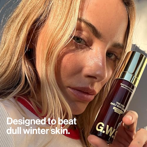 The One Warm Glow Daily Sun Cream SPF 30 ? Hydrating Mineral Sunscreen for Face & Neck, Sensitive Skin Safe, with Zinc, Niacinamide, Squalane & Sea Buckthorn, 1 oz