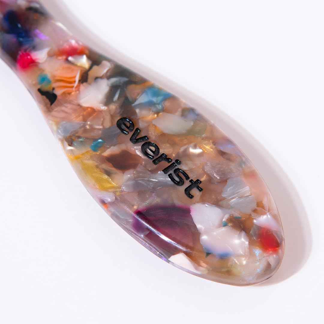 Everist Smooth & Shine Hair Brush – Vegan Boar Bristle Detangling & Smoothing Brush for All Hair Types