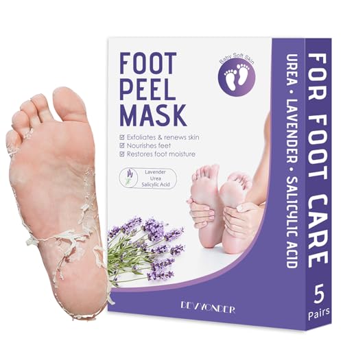 Foot Peeling Mask 5 Pack – Exfoliator for Soft, Smooth Feet