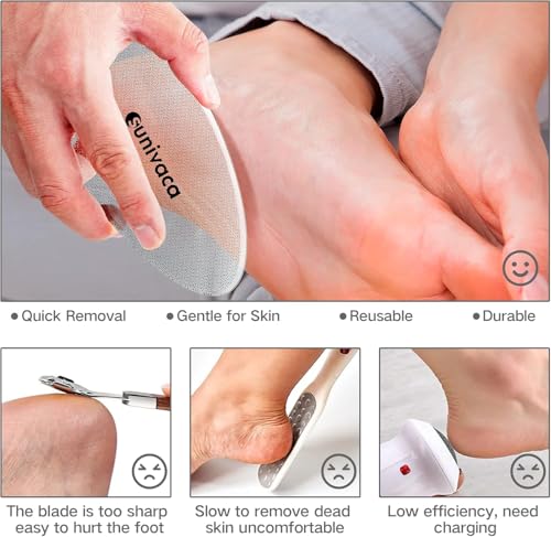 Sunivaca Nano Glass Foot File - Professional Callus Remover for Feet