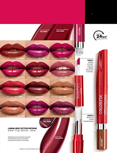 Esika Colorfix Duo Tattoo Lipstick 24HR - Rosa Chic