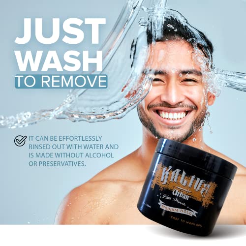 KALIVE Medium Hold Water-Based Pomade for Men - 4 oz