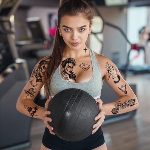 Chicano Temporary Tattoos, 12 Sheets, 110+ Designs