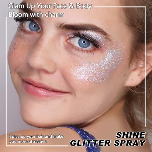 Holographic Glitter Spray for Hair & Body - 10g Meilury