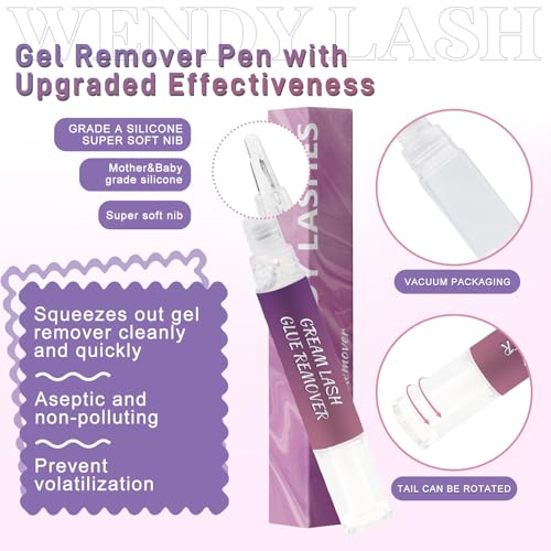 Wendy Lash Glue Remover – 5ml Safe & Gentle Eyelash Cleanser