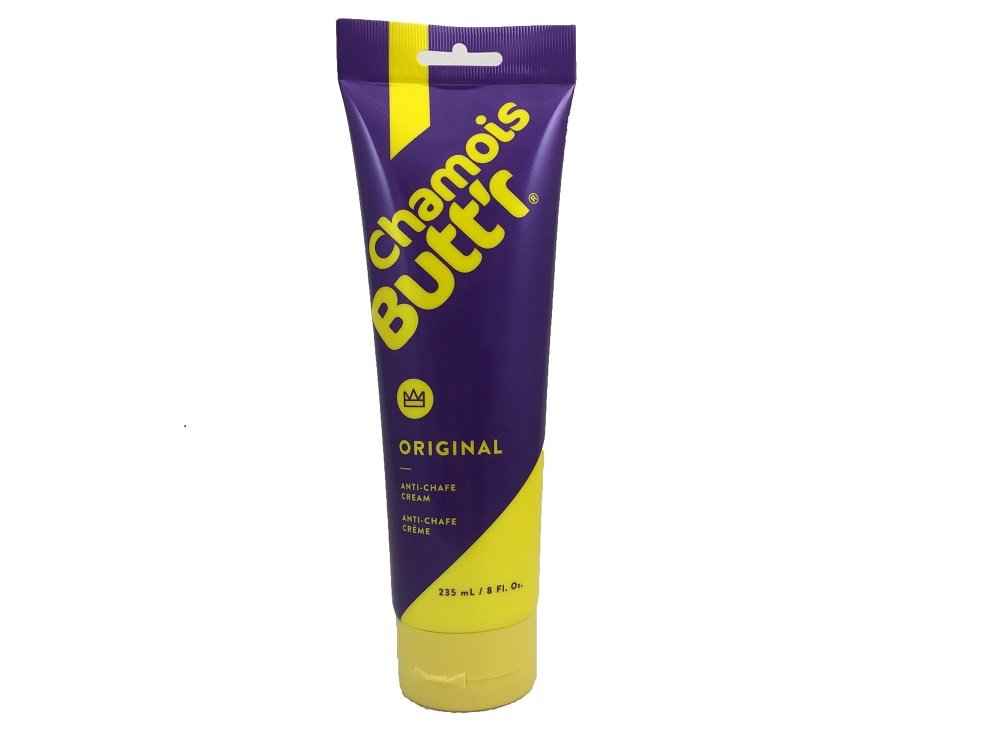 Chamois Butt'r Original Anti-Chafe Cream, 8 oz Tube & Her' Anti-Chafe Cream, 8 Ounce Tube