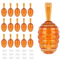 RONRONS 20 Pack 5.5ml (0.19oz) Honeycomb Shaped Clear Lip Gloss Tubes, Refillable Empty Lipgloss Containers for DIY Lipstick, Lip Balm, Cosmetics ? Amber Travel-Safe Design