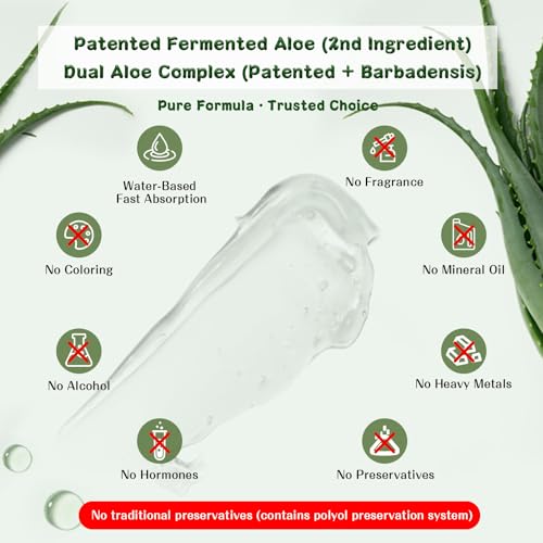 OUKEYA Aloe Vera Gel ? Soothing, Hydrating, and Nourishing for Face & Body 5.07 Fl Oz | 98% Natural Aloe Vera, Pure & Organic for After Sunburn Relief, Skincare & Hair Hydration, Calming Moisturizing