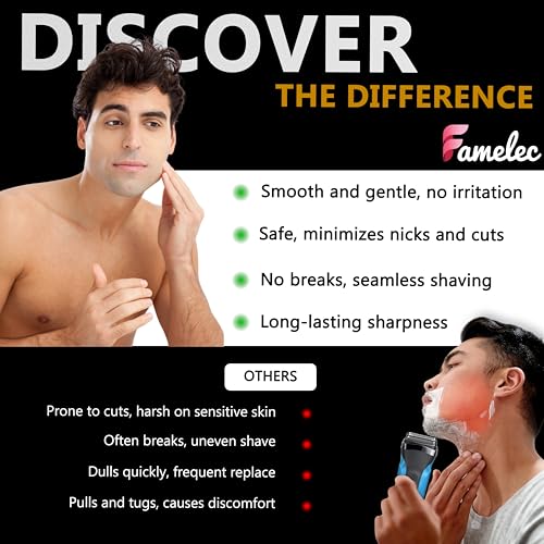 for Wahl Shaver Foil Replacement Professional 5 Star Series Finale Shaver, Fit for Wahl Super Close Replacement Foil 7031-100 7043-100, Razor Foil for Wahl Electric Razor (4 Pack)