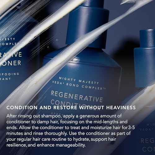 RANAVAT Regenerative Veda©ù Bond Complex Hair Conditioner - Moisturizing Conditioner for Hair Breakage Repair & Scalp Care - Silicone-Free Volumizing Conditioner for All Hair Types (8 oz)