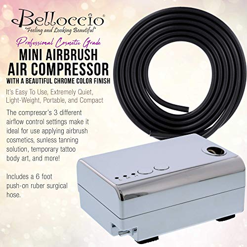 Belloccio Mini Airbrush Compressor with 3 Airflow Settings