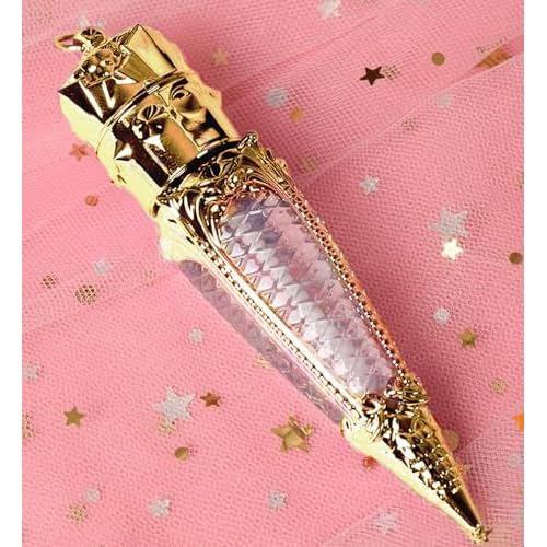 CTKcom 3ml Lip Gloss Tubes Empty Lip Glaze Containers with Radish Shape Plastic Refillable Lip Gloss Containers with Wand, for Women Girls DIY Cosmetic Makeup,Gold,10 Pack