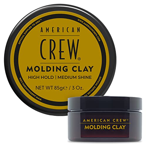 American Crew Men's Hair Molding Clay (Old Version) No Synthetic Fragrance 3oz High Hold Medium Shine