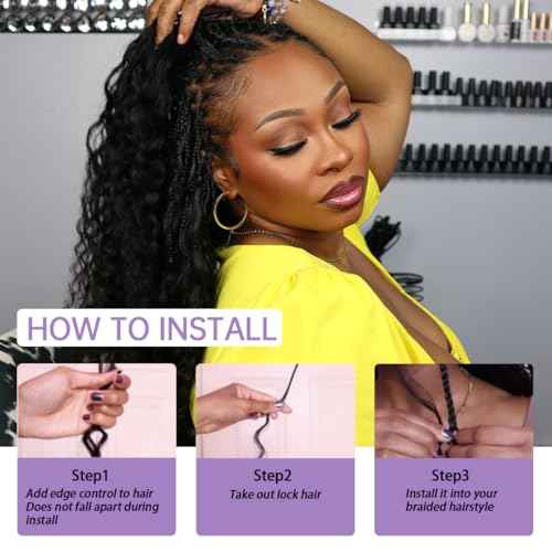 YWIGS Body Wave Human Hair for Boho Braids Unprocessed Human Braiding Hair Bundles 100G Human Boho Hair NC 18inch