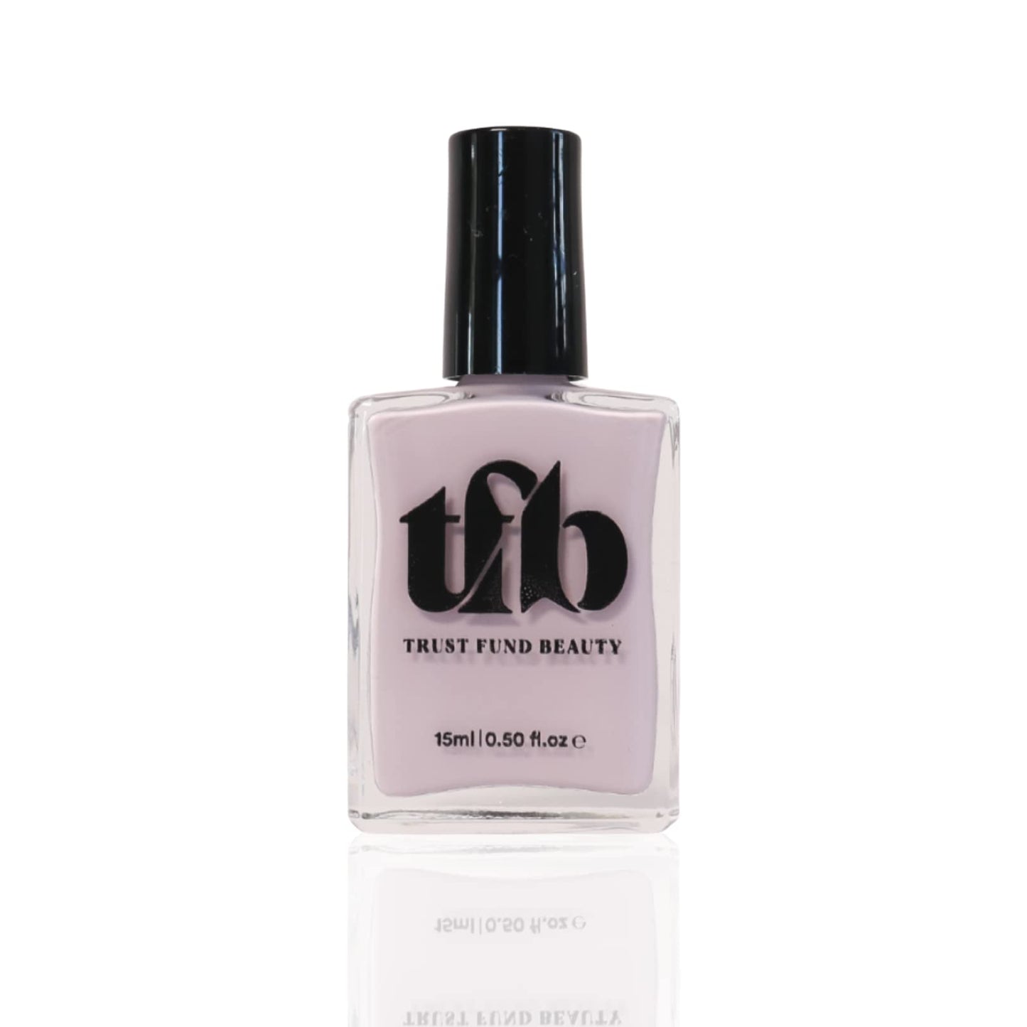 Trust Fund Beauty Nail Polish - Put A Ring On It, Glossy Shine, 15mL, 0.5 fl. oz. Vegan, Cruelty-Free, 10-Free (Creamy Light Pink Lavender)