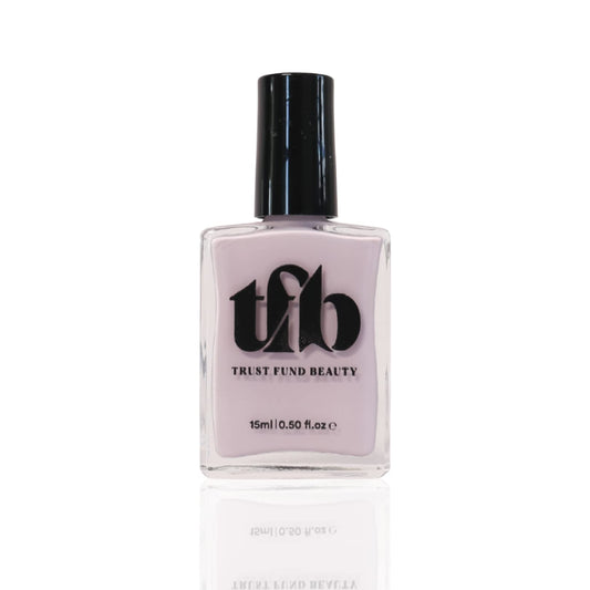 Trust Fund Beauty Nail Polish - Put A Ring On It, Glossy Shine, 15mL, 0.5 fl. oz. Vegan, Cruelty-Free, 10-Free (Creamy Light Pink Lavender)