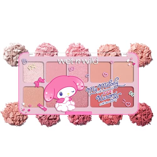 wet n wild My Melody & Kuromi Eye & Face Palette - 10 Colors
