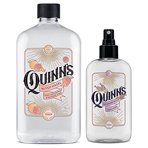 Quinn¡¯s Alcohol Free Witch Hazel Pink Grapefruit & Orange Rind 16 oz. & Quinn¡¯s Alcohol Free Lavender Water Mist 8oz