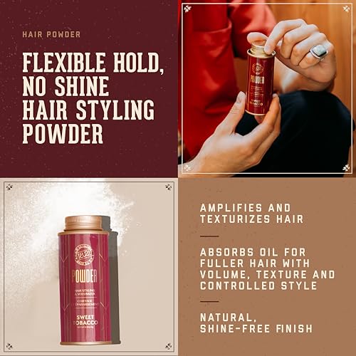 18.21 Man Made Hair Styling Powder – Volumizing Matte Finish