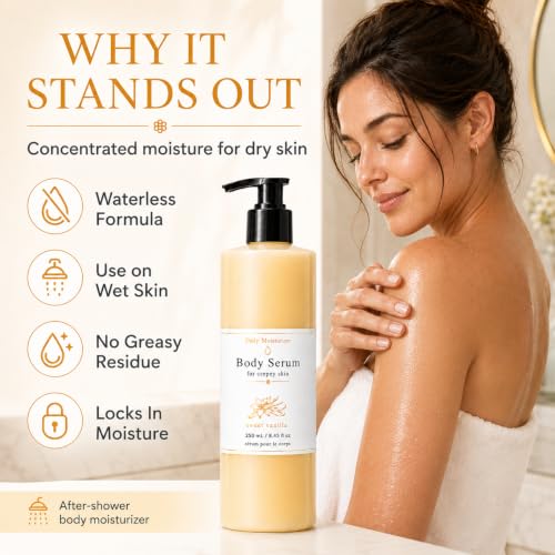 Waterless Body Serum for Crepey Skin | Avocado & Castor Oil
