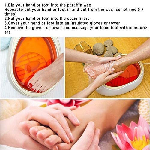 Paraffin Bath Liners for Foot Pedicure Hot Spa Wax Treatment - 200 Pack