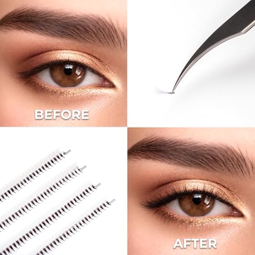 TEGAN LASH 3D-10D Premade Lash Fans, 0.07 Thin Base, CC Curl