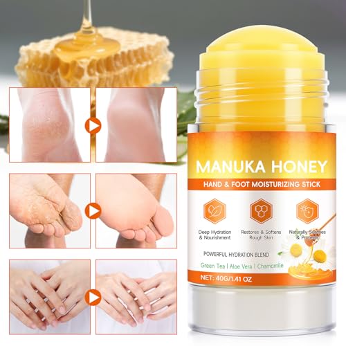 Manuka Honey Cracked Heel Repair Balm Stick with Shea Butter - 1.41 oz