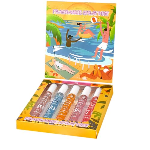 ADMD 5-Pack Travel Perfume Spray 10ml - Floral Scents