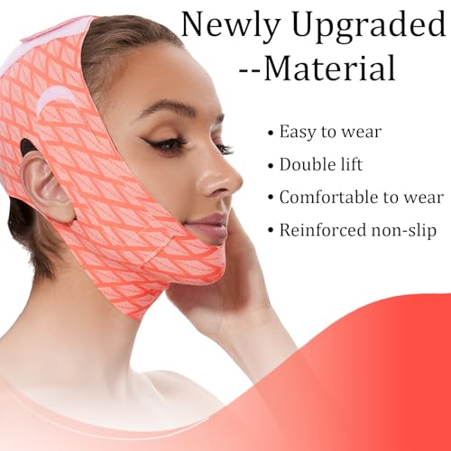 V Line Face Lifting Mask - Double Chin Reducer & Jawline Tightening Strap