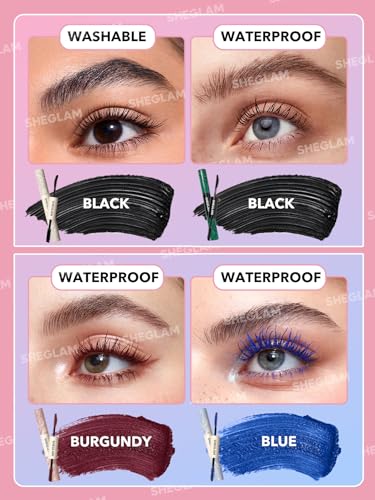 SHEGLAM All-In-One Volume & Length Mascara Waterproof Blue