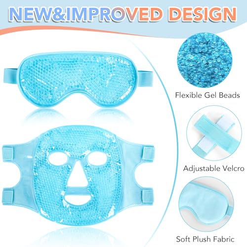 XPCARE Cooling Ice Face & Eye Mask for Puffy Eyes