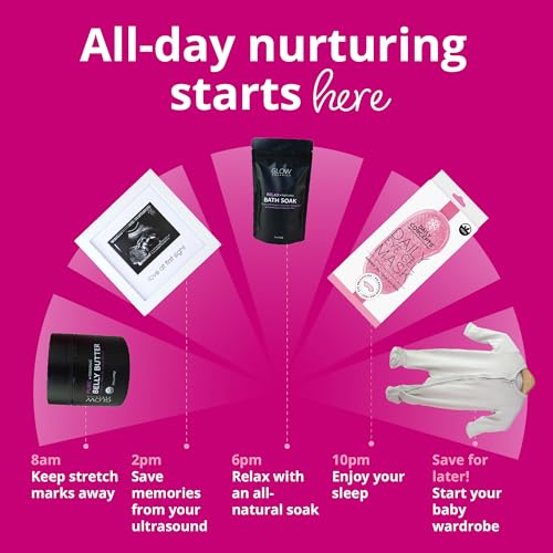 Bump Boxes 2nd Trimester Pregnancy Gift Set - Belly Butter, Bath Soak & More