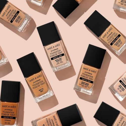 wet n wild Photo Focus Matte Liquid Foundation Cream Beige, Vegan & Cruelty-Free