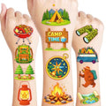 96 Camping Temporary Tattoos for Kids | Outdoor Adventure
