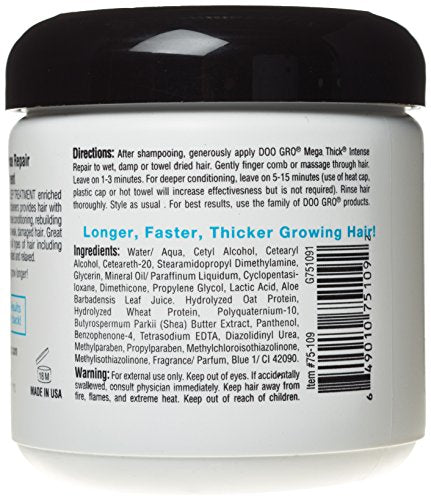 Doo Gro Mega Thick Rebuilding Intense Repair Thickening Treatment, 16 Ounce