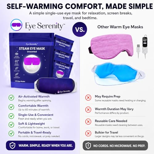 Heated Eye Mask for Dry Eyes & Stye Relief