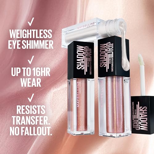 MAYBELLINE Shadow Drip Eye Tint Liquid Eyeshadow, High-Impact, Lightweight Shimmer Eye Shadow with Up To 16HR Wear, Amethyst Drip, 1 Count
