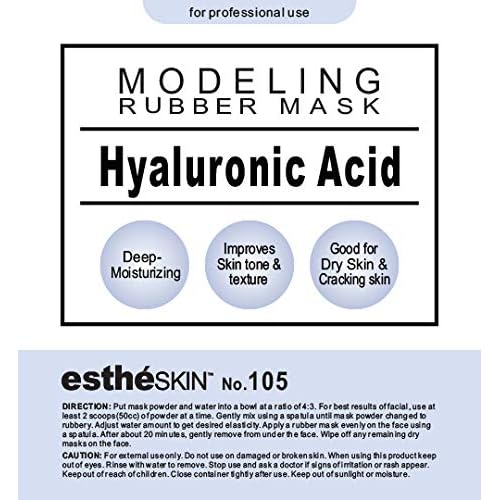 No.105 Hyaluronic Acid Modeling Mask Powder for Professional Facial Treatment, 35 Oz. (2 pack)