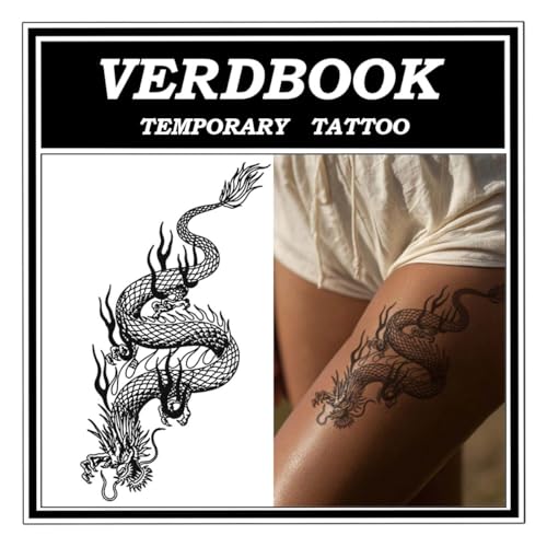 Waterproof Temporary Tattoos - 2 Sheet Kit, 7-15 Day Wear