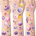 Two The Moon Temporary Tattoo Stickers - 280+ Space Party Designs