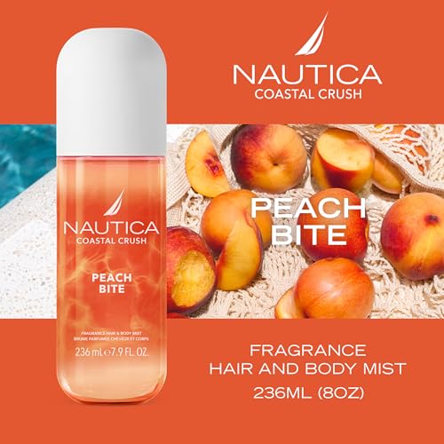 Nautica Peach Bite Body Mist for Women, 8 fl oz