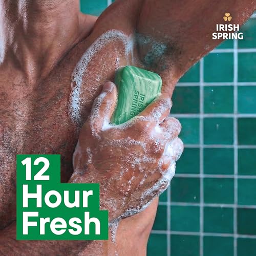 Irish Spring Bar Soap for Men, Original Clean, 3.7 oz, 24-Pack