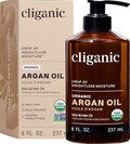 Cliganic Organic Argan Oil 8oz - 100% Pure for Hair, Face & Skin