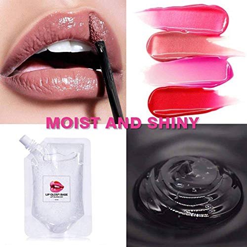 DIY Lip Gloss Base - Vegan Moisturizing Oil Kit 50ml+60ml