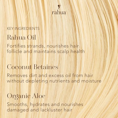 Rahua Classic Hair Conditioner, Vegan Hydrating Hair Care Oil, Quinoa, Organic Aloe Vera, Rosemary, Natural Palo Santo for Scalp Care, Promotes Growth, Silicone Free, 9.3 Fl Oz